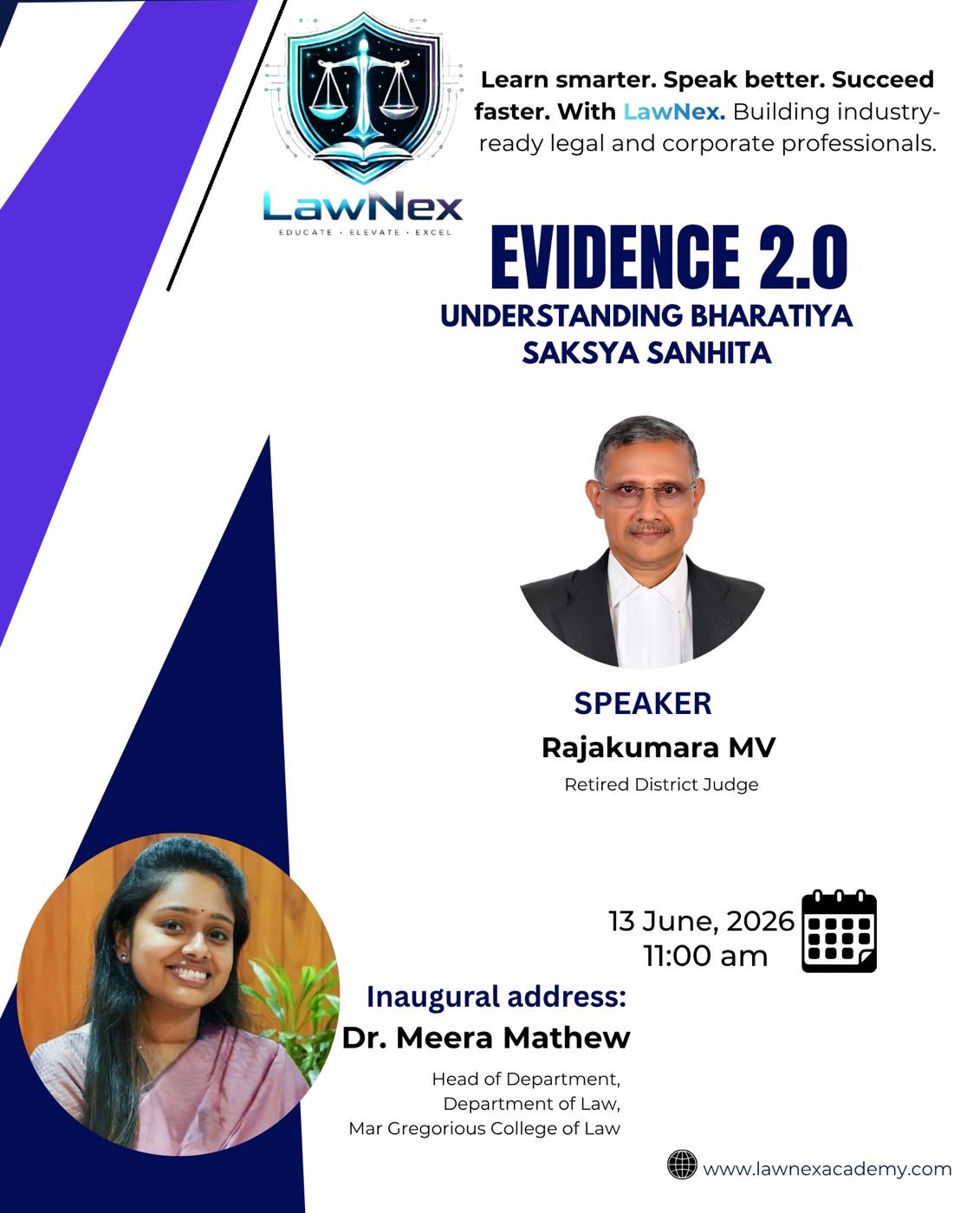 Evidence 2.0 – Understanding Bharatiya Saksya Sanhita webinar by LawNex